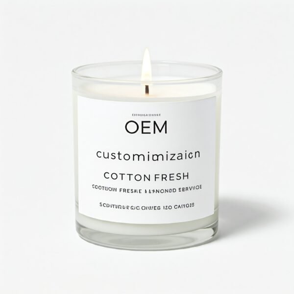 Cotton Fresh Scented Candle