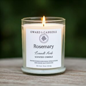 Rosemary Herb Scented Candle