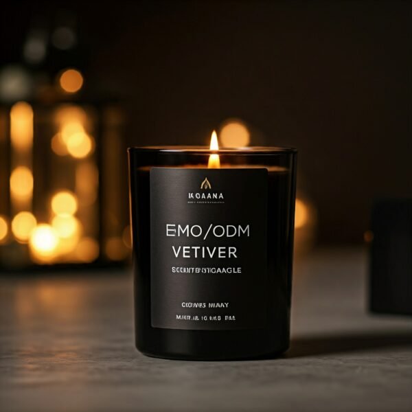 Vetiver scented candle