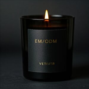 Vetiver scented candle