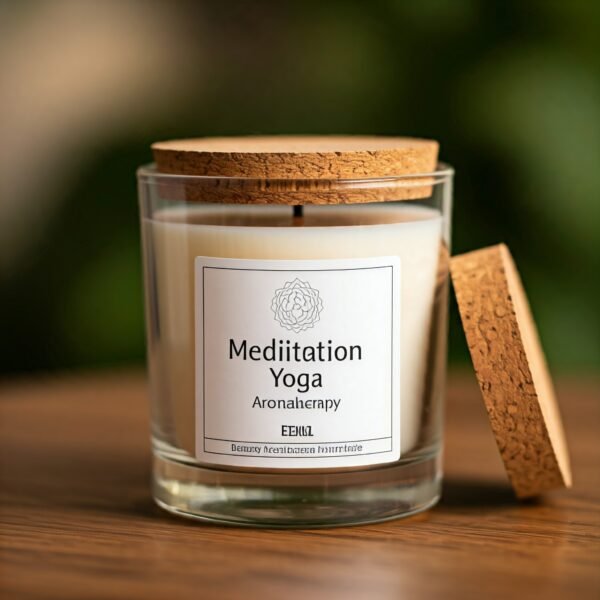 meditation yoga aromatherapy candle