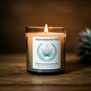 meditation yoga aromatherapy candle