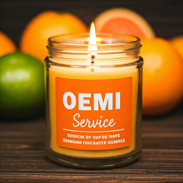 Citrus Fruit Scented Candle